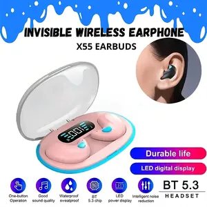 Earphone Tidur Wireless Bluetooth Earbuds Headset Waterproof Earphones Mini Earpiece