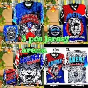 Paket usaha kaos arema isi 3 pcs | jersey arema dapat 3 pcs