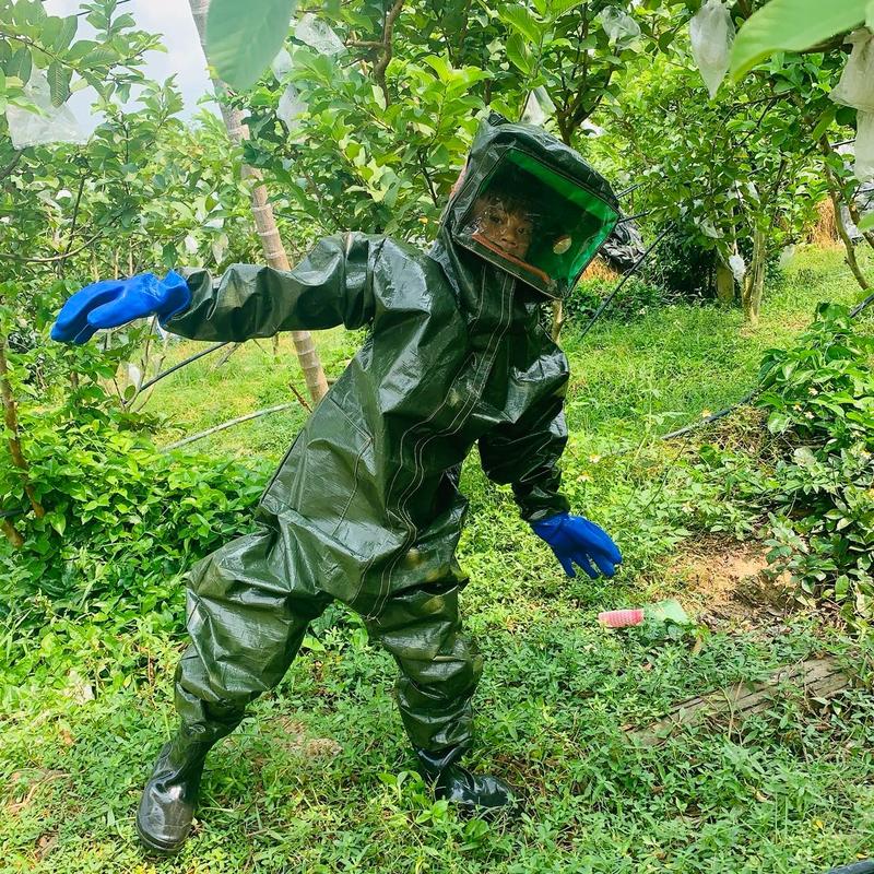  Quần áo bắt ong chất liệu bạt cao cấp - Model mới nhất guốc trèo bo  trèo  cây 