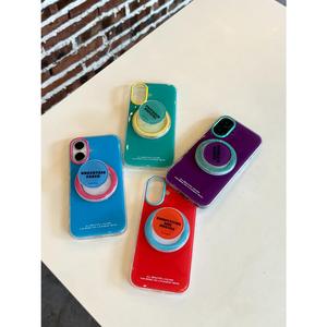 เคสโทรศัพท์, การออกแบบเฉพาะ Dopamine, สไตล์มินิมอล, สีสันสดใส, ขาตั้งแม่เหล็ก, เข้ากันได้กับ Apple iPhone 16 Pro Max, ใหม่ 14 และ 15, ช่องระดับไฮเอนด์, ฝาครอบป้องกัน, กันกระแทก, ปกปิดเต็มรูปแบบ, เหมาะสำหรับผู้หญิง 13, เคสป้องกัน