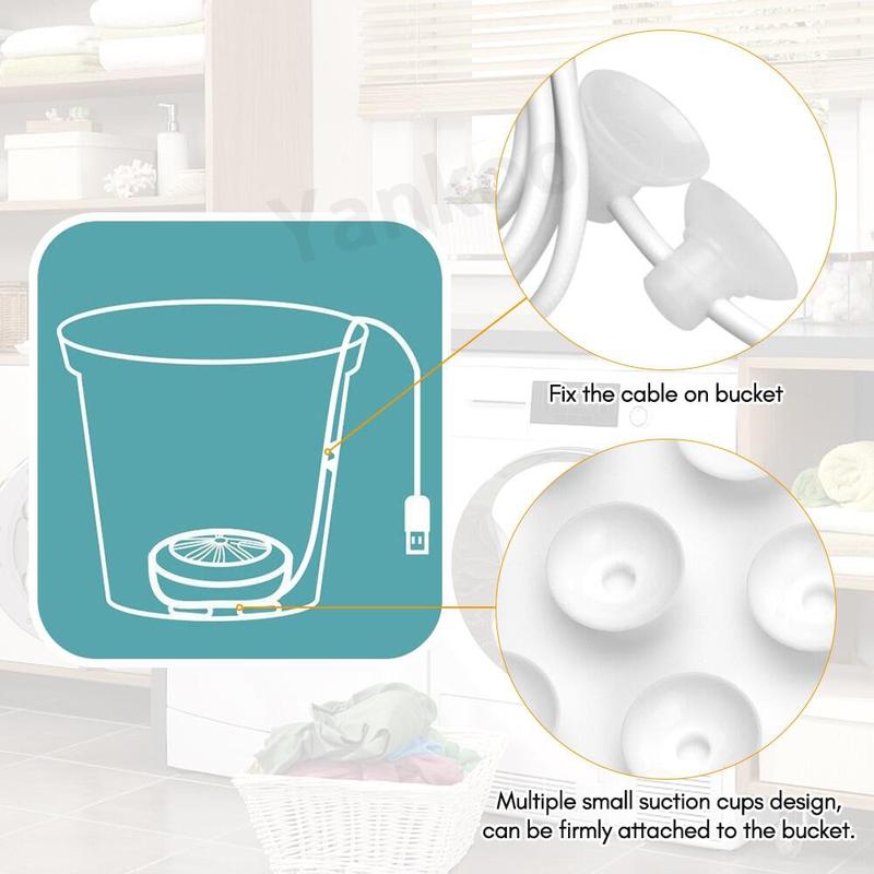 Product Introduction of 【Chứng khoán Việt Nam】Máy Giặt Du Lịch Gia Đình Cầm Tay, Máy Giặt Siêu Âm Turbo, Máy Giặt Mini Có Giác Hút 18