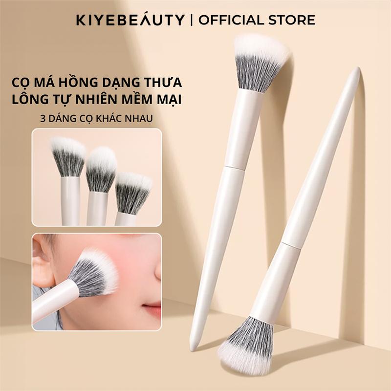 Cọ Má Hồng Lông Thưa Mềm Mại KIYE Cọ Má Thưa Vát Giúp Đánh Má Hồng Tự Nhiên Ửng Hồng