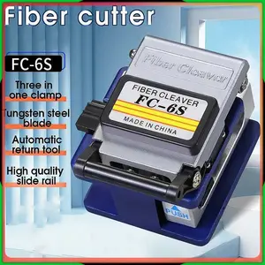 LeeBeTo Pemotong Serat Kabel Optik Fiber Knife FC-6S dengan Pisau Baja Tungsten Kokoh dan 16 Titik Mata Pisau untuk Sambungan Dingin dan Panas