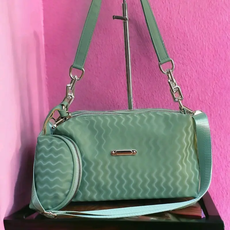 Tas Selempang Wanita Madenaa 2Resleting Free Dompet Kerang Imut Terbaru 4