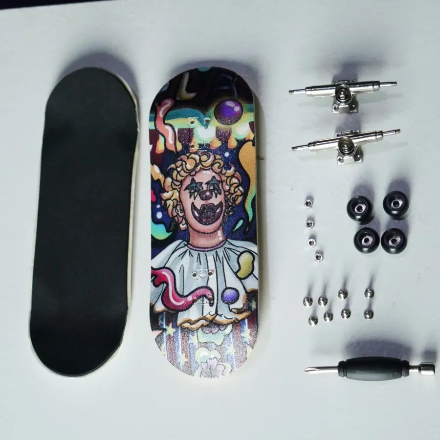 Fingerboard Wood 34mm Bearing cnc wheels