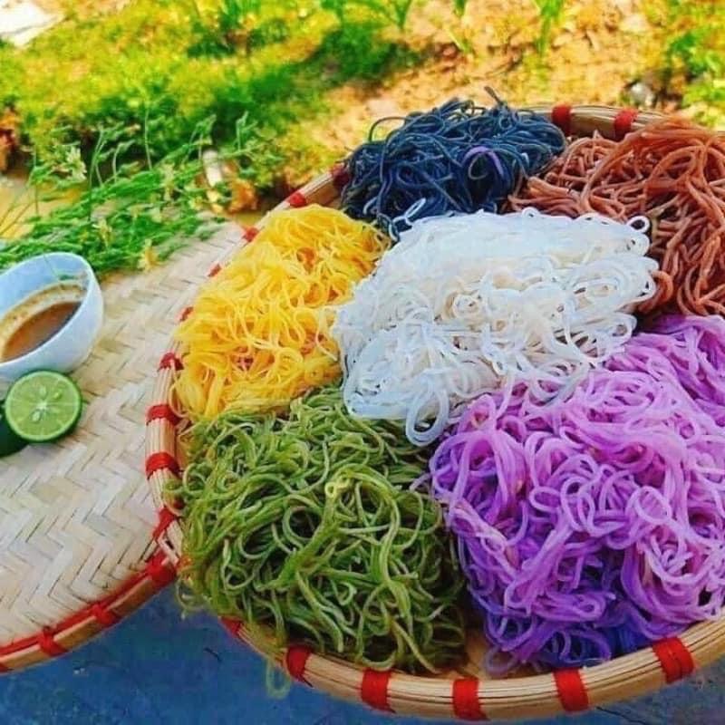  Bún Rau Củ 1kg bún ngũ sắc  Đặc Sản Tây Bắc 
