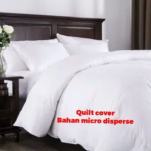 Quilt Cover hotel polos putih / Duvet cover / sarung bedcover bahan micro disperse