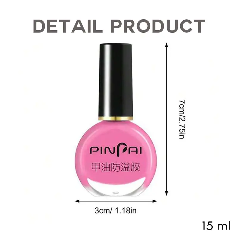 Liquid Tape Palisade Latex Peel Off / Nail Liquid Peel off Latex Pelindung Pinggir Kuku 15mL Art Kutek 5