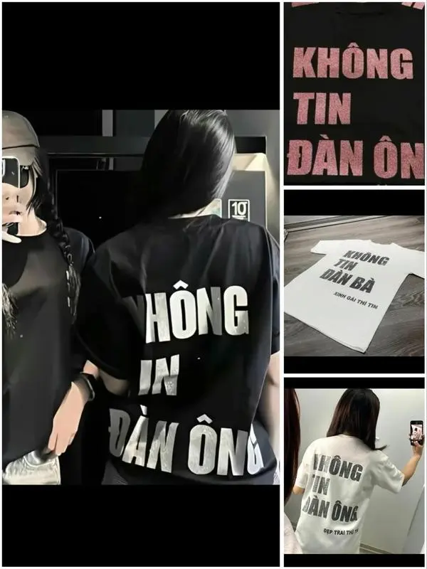 Áo Không Tin Đàn Ông Đẹp Trai Thì Tin - Áo Thun Unisex Hottrend 2024 Top Nữ