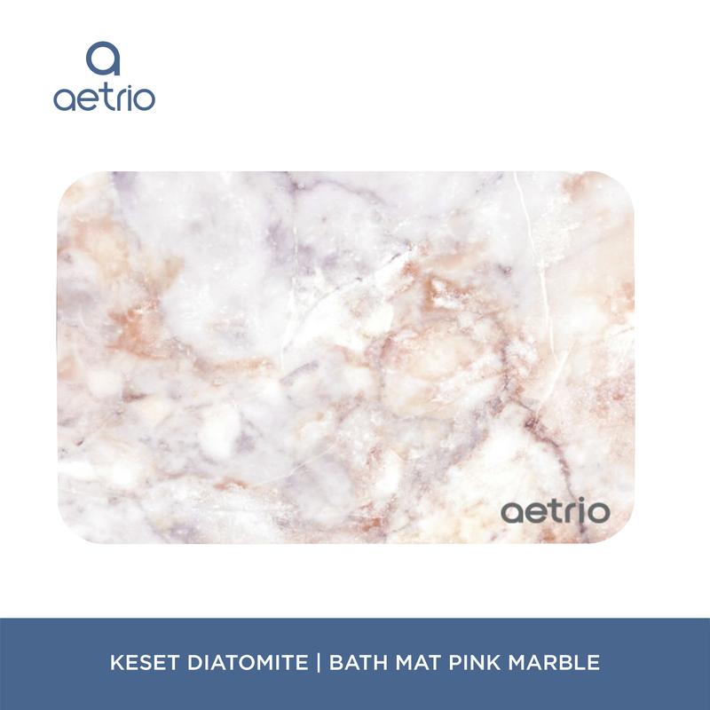 KESET DIATOMITE | BATH MAT PINK MARBLE 8