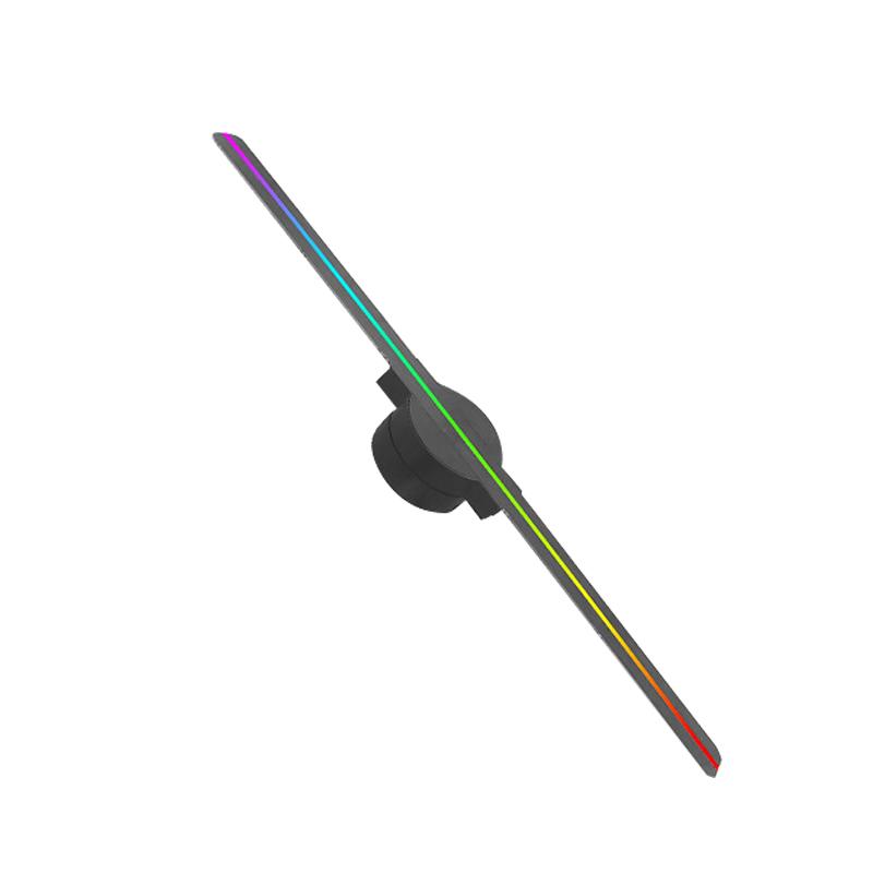 3D holographic naked eye  suspended projection advertising machine LED fan aerial imaging ultra-thin advertising machine