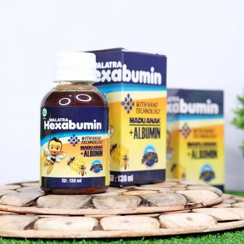 Hexabumin Madu Penambah Berat Badan Anak Makan Bertambah, Tumbuh Kembang Anak, Vitamin Otak anak cerdas 3