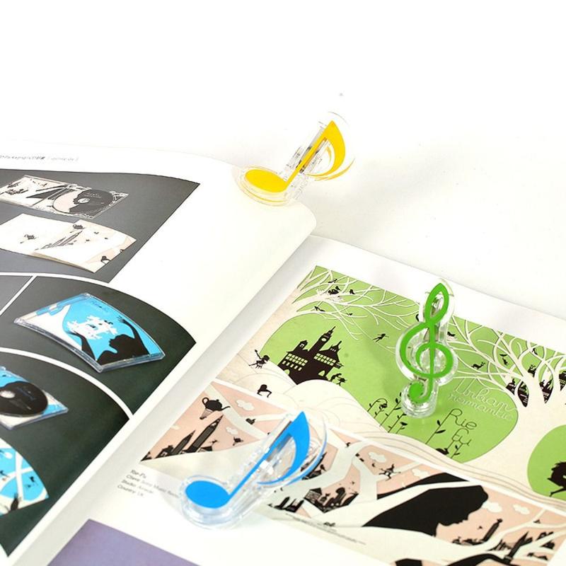 Product Introduction of Page Clip Clip Music Score Clip Sheet Clip Funny Musical Note Clip Colorful Mini Decorative Paper 14