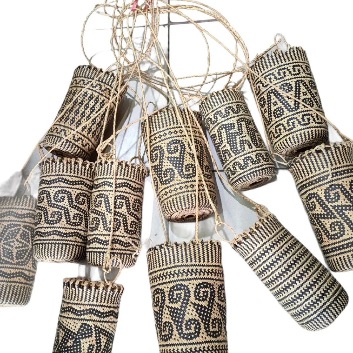 Tas Anjat Selempang Rotan Tas Rotan Asli Kalimantan