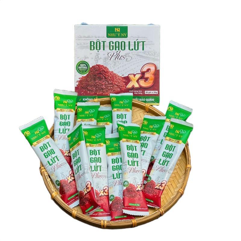 NHƯ Ý NY MẪU MỚI BỘT GẠO LỨT X3 HỘP 560G x 20 gói