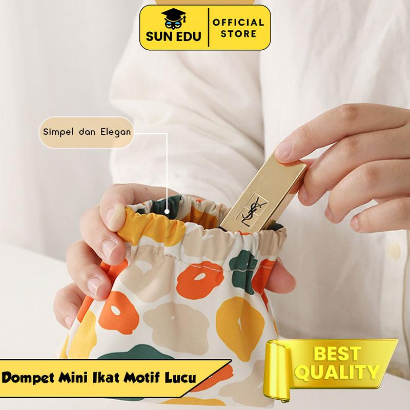 Tas pouch penyimpanan kosmetik mini/ Mini storage bag kabel earphone lipstik Wanita pouch  kosmetik pouch  skincare 3