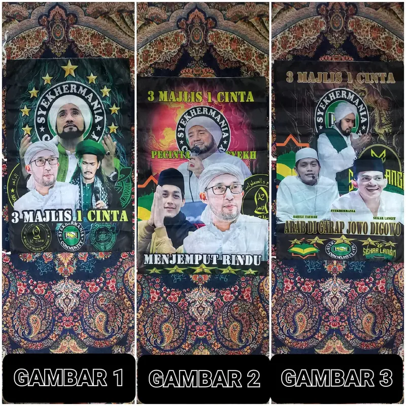 BENDERA SHOLAWAT PRINTING KOMUNITAS PECINTA SHOLAWAT Kain 1