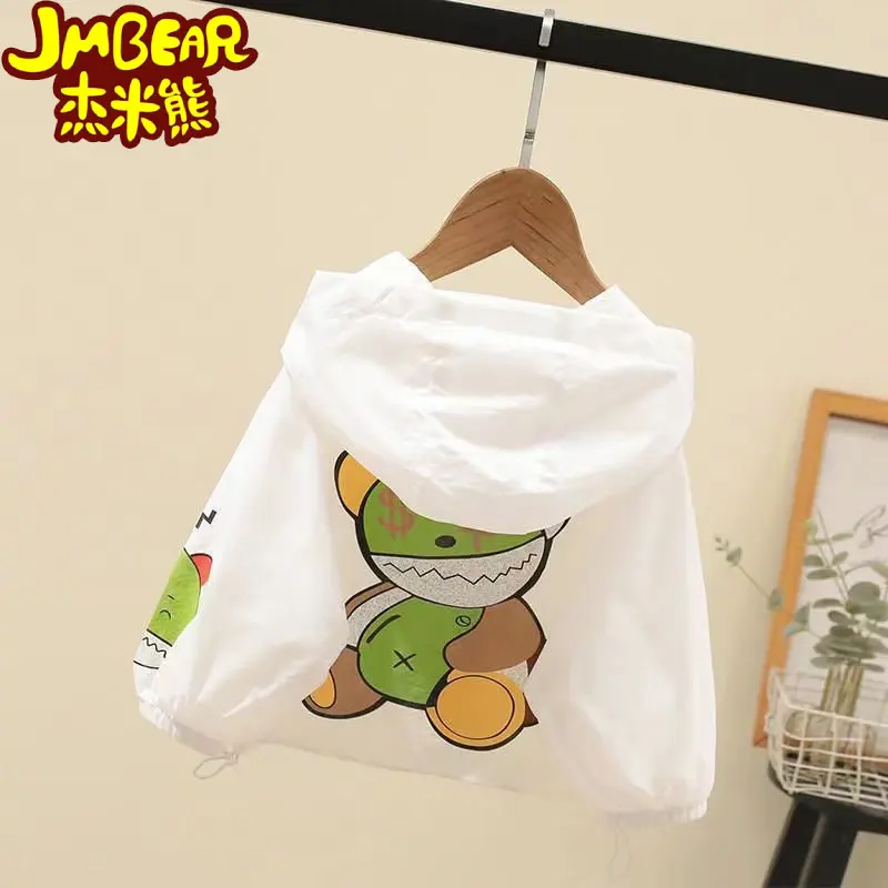 Áo Khoác Trẻ Em, Jemibear, Quần Áo Chống Nắng, Áo Điều Hòa Không Khí Nhẹ Cho Bé Trai Và Bé Gái, Áo Chống Tia Uv Cho Trẻ Em, Hàng Mới Về 2023 Fish Đồng 1