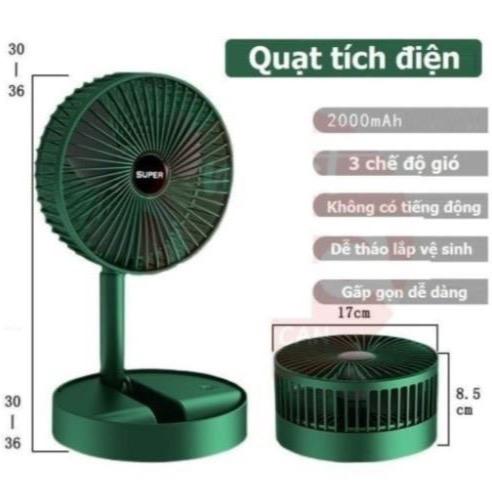 quạt mini gấp gọn để bàn/ du lịch Usb Phụ Kiện 1