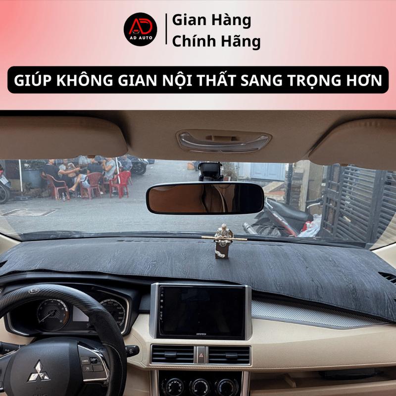 Thảm taplo HYUNDAI CRETA, thảm phủ taplo chất liệu da carbon, da lộn, nhung, da vân gỗ, da nỉ bảo vệ taplo, AD AUTO 4