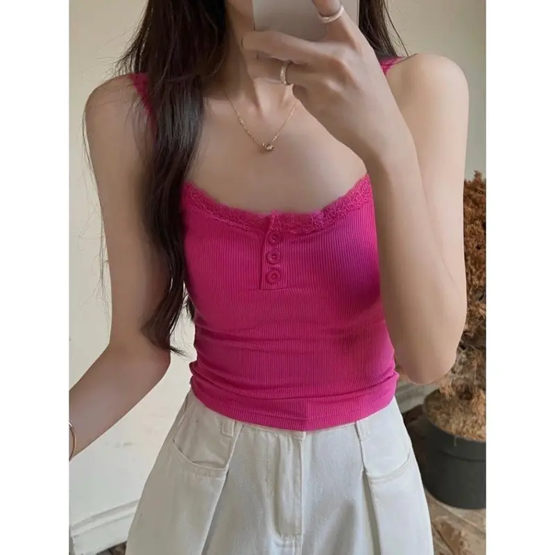 Áo Bra 2 Dây Ren Có Mút Ngực Cài Khuy Ôm Body Quyến Rũ Hot Trend mã 359 Nữ 3