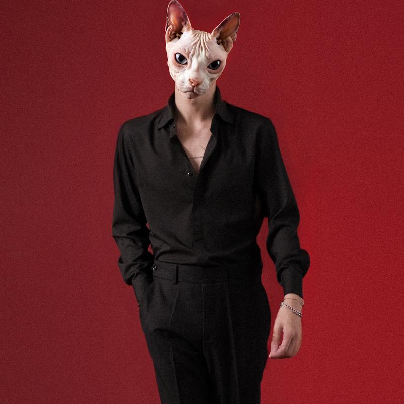 Áo Sơ Mi Nam ADDIKT Gallant Shirt 3 màu Đen/ Trắng/ Đỏ, lá cổ Button Down bản lớn, sơ mi dài tay vải Blended Bamboo cao cấp, ao so mi nam Classic Menswear