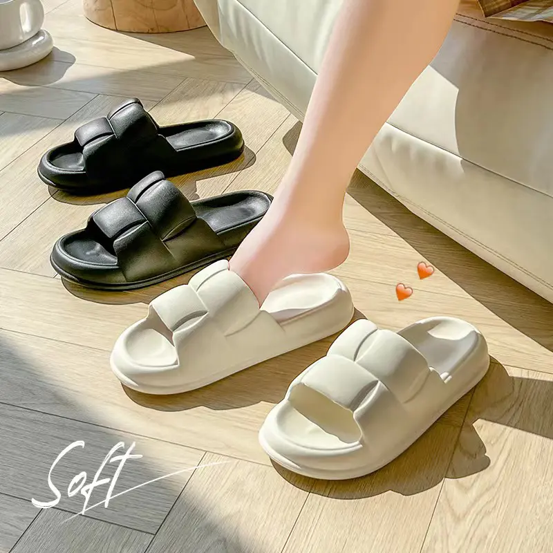 sponge Slippers men and women Slipper indoor Thick Platform Sole couples beach slippers sandals selipar la