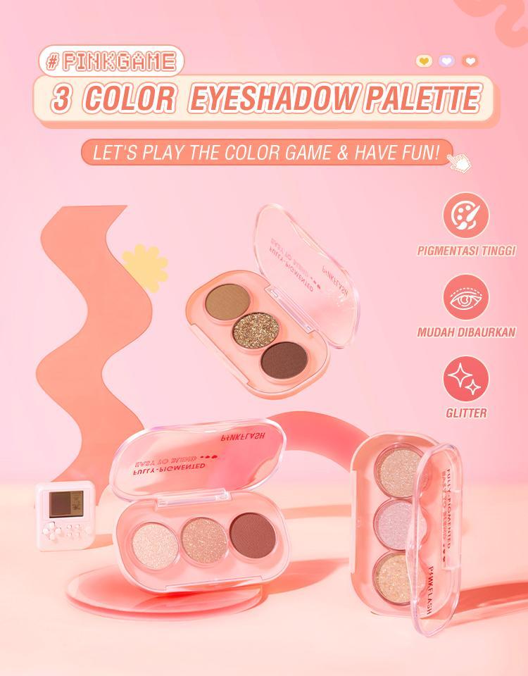 Product Introduction of (BUNDLE) PINKFLASH Eye Makeup Set 3 Shades Eyeshadow Palette Maskara Eye Makeup Set 13