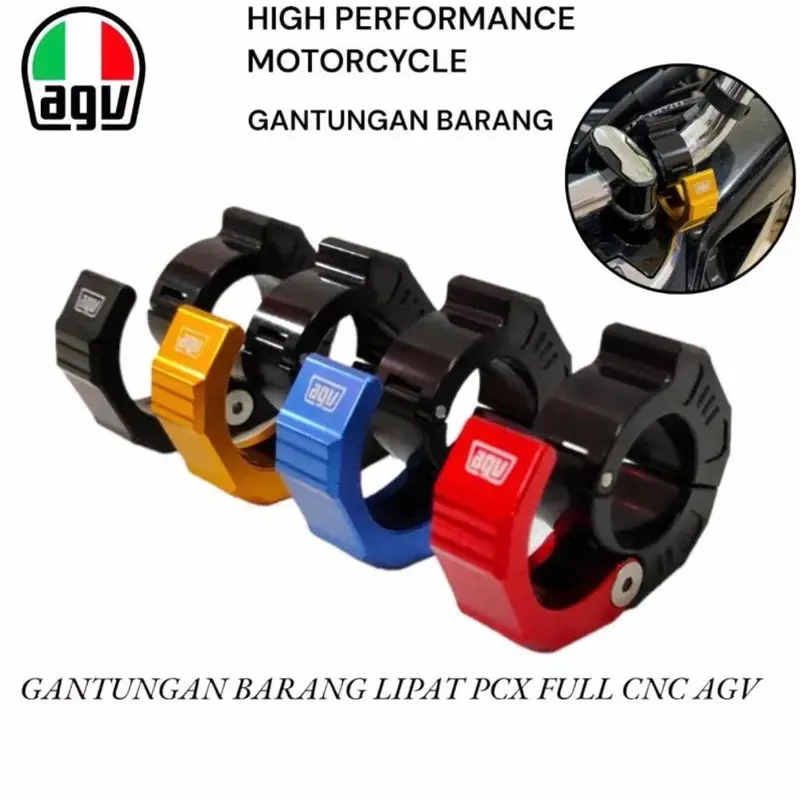 AGV Gantungan Barang PCX Model Lipat Full CNC Motor PCX 0