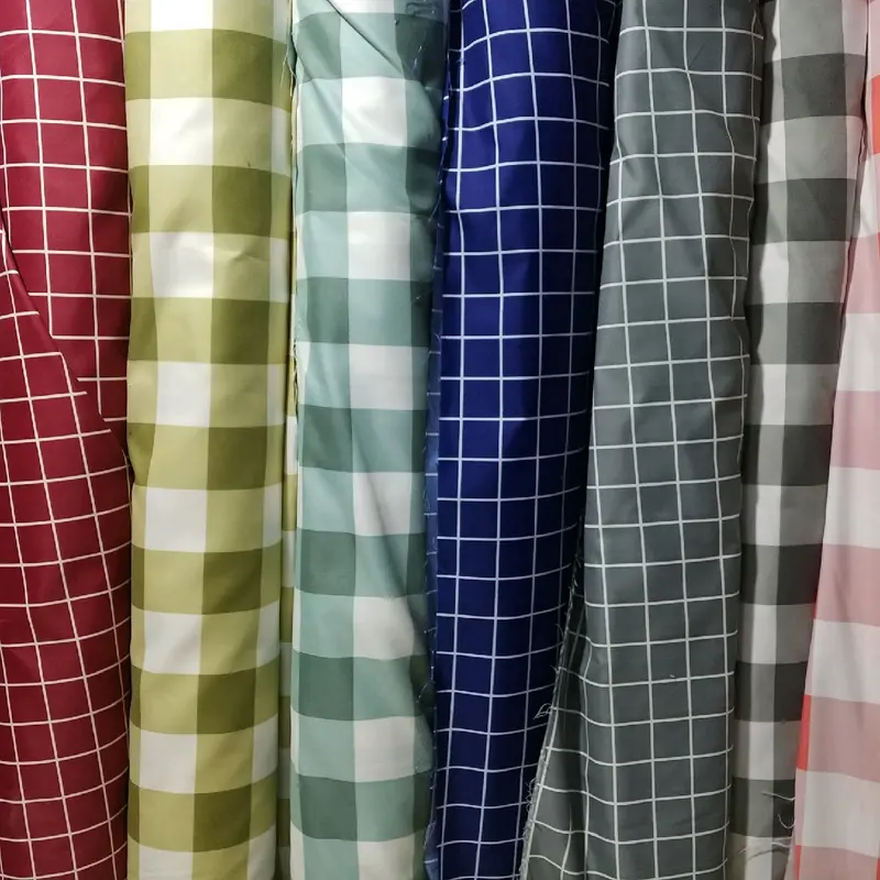 KAIN SEPREI GORDENG PIAMA METERAN MURAH NGGAK LUNTUR MOTIF EMILY KOREAN SPREI KOTAK-KOTAK TERBARU BAHAN KATUN, POLIMICRO, MICROTEK, DISPERSE KUALITAS TERBAIK Katun 0