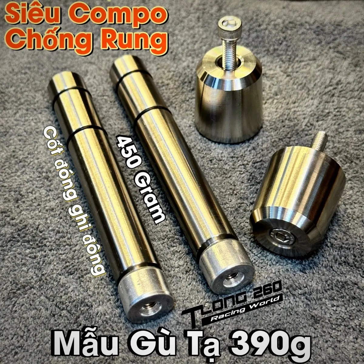 Compo Cốt Đóng Ghi Đong Kèm Gù Inox 304 Phụ Tùng