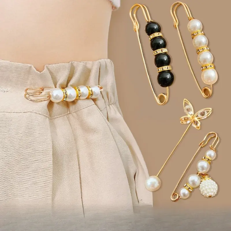 Waist Reduction Pin, Adjustable Pants Tightener, Anti-Slip Clip for Waistband, Secure Fixing for Loose Pants