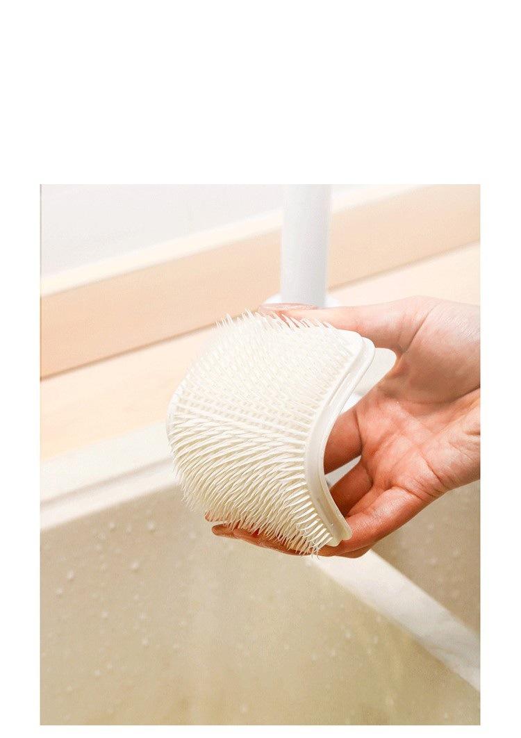 Product Introduction of Fruit and vegetable cleaning brush, kitchen cleaning, potato washing, vegetable and fruit bendable cleaning, sink crevice brush 3