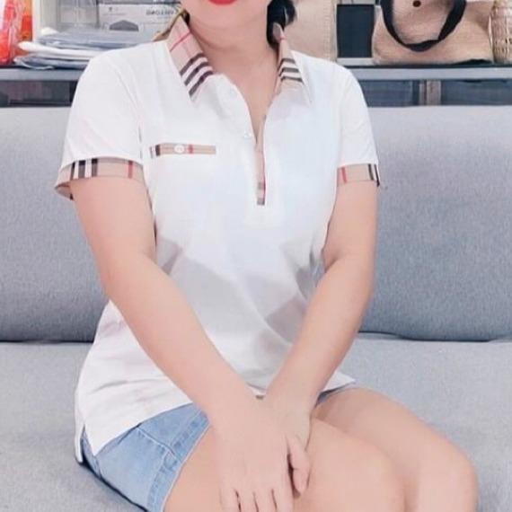 TPA119(M-7XL) Áo Thun Cá Sấu Nữ Cổ Sơ Mi TuyenPhan Bigsize