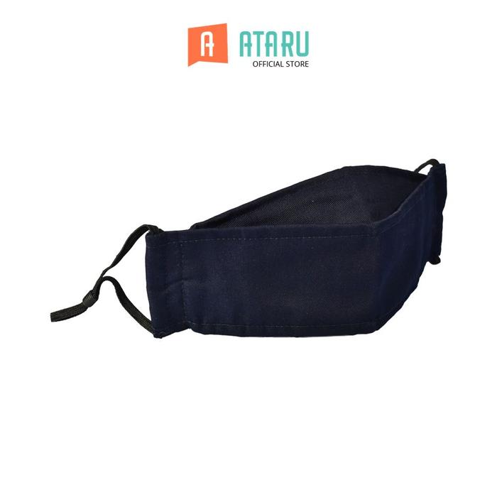 Gambar Ataru Masker 3D 2 Lapis - Biru Navy Masker Mulut Mouth Mask Pelindung Debu Mask Anti Droplet dari Ataru_NEW Kota Tangerang Selatan Tokopedia
