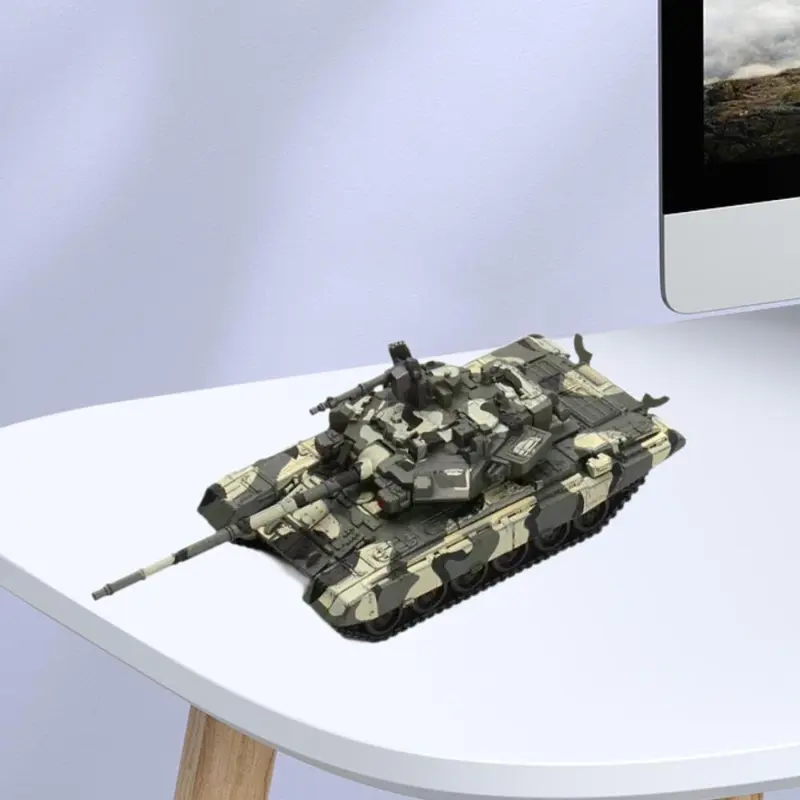 Bộ Dụng Cụ Xây Dựng Mô Hình Xe Tăng T-90 Của Nga, Tỷ Lệ 1 / 48, Mô Hình Xe Tăng Thu Nhỏ Trang Trí Bàn Làm Việc, Xe Tăng Xe Bọc Thép, Mô Hình 4D, Quà Tặng Ngày Lễ 6