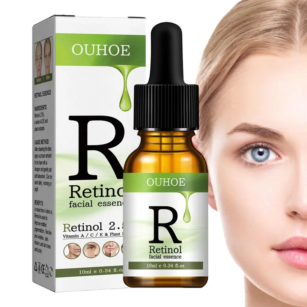 10ml 2.5% Retinol Essence For Face Fine Lines 10ml Brightening Neck & Facial Essence Helps Firm, Smooth, & Nourish Skin