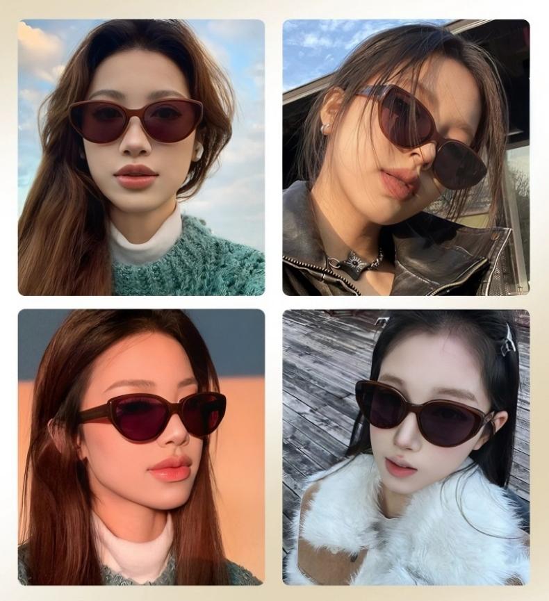 Product Introduction of Cat'S Eye Sunglasses Female Models Of High Value Retro Trend In Europe And The United States Teal TR Polarized Sunglasses Male Anti-Ultraviolet Glasses smart  glasses eyeglasses  fashion 25