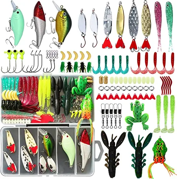 Umpan Casting 1 Box Lengkap 1 Set Umpan Catsing Gabus Soft Frog 1 Set Lengkap Umpan Casting Toman Umpan Casting Hampala Umpan Casting Gabus Ikan Laut 2