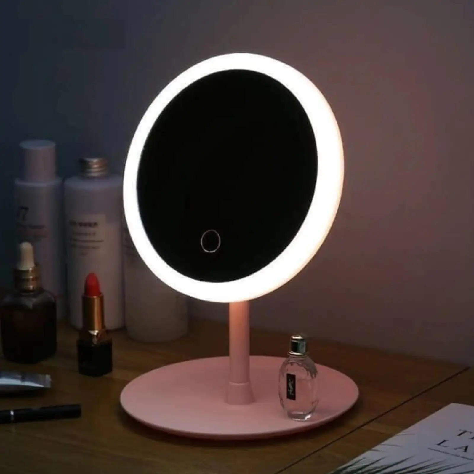gương trang điểm để bàn Mỹ Phẩm có đèn led Cosmetic