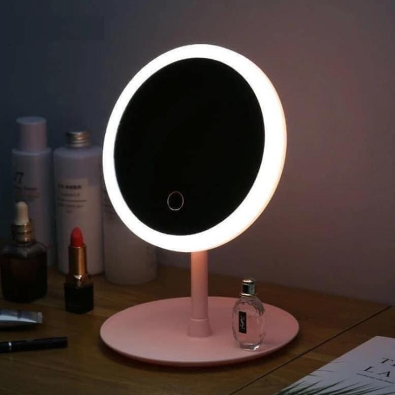 gương trang điểm để bàn Mỹ Phẩm có đèn led Cosmetic