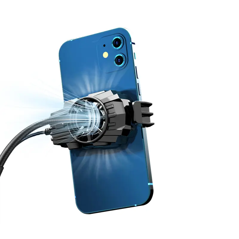 G6 Air-Cooled Chicken King Game Mobile Phone Radiator Portable Peripheral Cooling Device Back Clip for Live Streaming