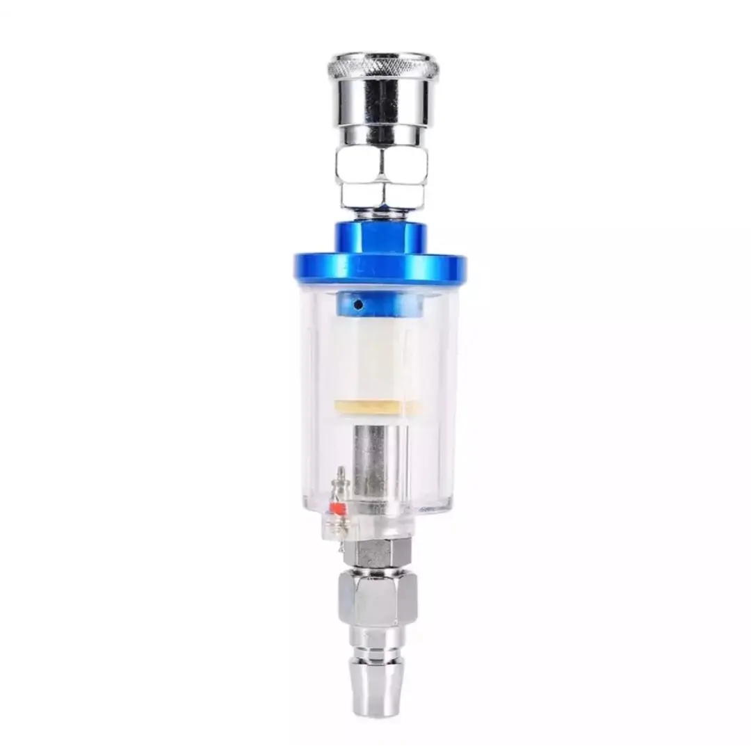 1 Set Filter 1/4 Air Saringan Udara Kompresor Untuk Spet Cat Spray Gun Air Water Oil Filter Separator plus Sambungan Selang Penumatic Quick Coupler 1/4" 20SF