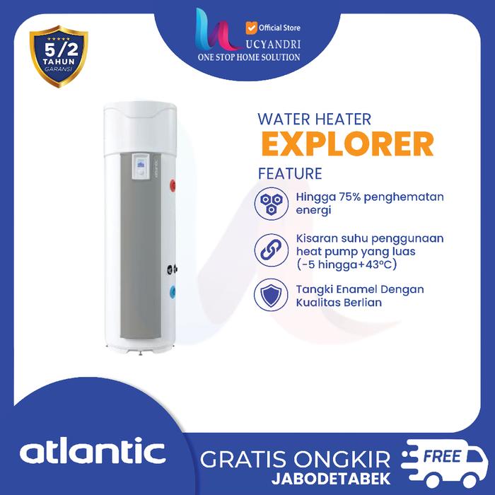 Jual Atlantic Explorer FS 270L Heat Pump Water Heater 270L – Efisien ...