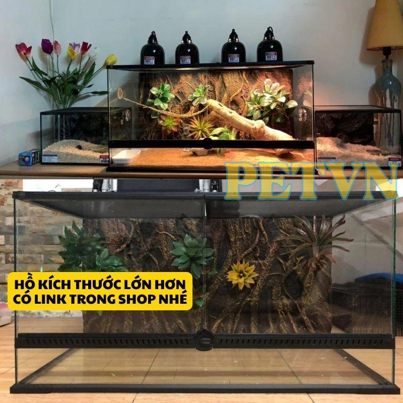 YL-09 CHUỒNG KÍNH LẮP GHÉP LỚN 90CM CAO CẤP  BÒ SÁT THÚ CƯNG BỂ HỒ RÙA RỒNG ÚC TRĂN RẮN NGUYÊN SIU 6