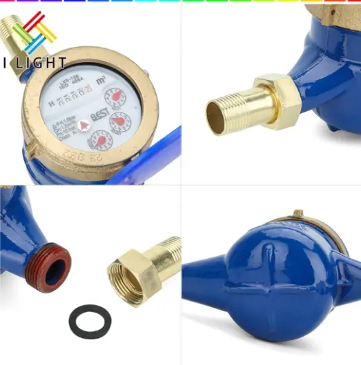 xinghe.（Fast delivery）Water Meter/ Sub Meter Metal Body Wet Type - Metal and Pvc Plastic
