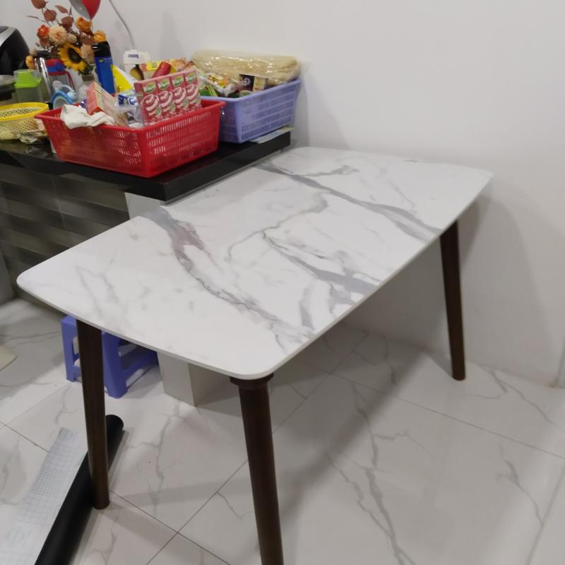Product Introduction of FREESHIP TP.HCM, BỘ BÀN ĂN GIA ĐÌNH GIẢ ĐÁ CAO CẤP DÀI 1M2 6