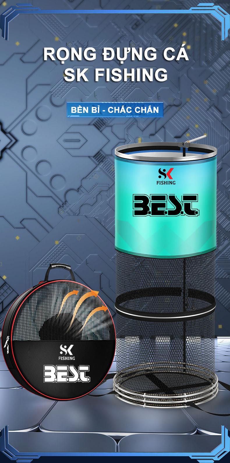 Product Introduction of Rọng Đựng Cá Giỏ Đựng Cá BEST SK FISHING 1