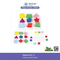 Gambar Shape Puzzle Mainan Anak / Mainan Edukasi  Puzzle Anak / Belajar Mengenal Bentuk Balok Kayu Permainan / Toys - A dari babiesfirst.id Kota Tangerang 2 Tokopedia