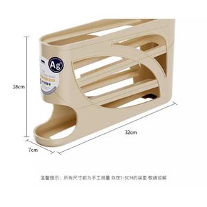 [Q-Men] Hộp Đựng Trứng Thông Minh 30 Quả - Chất Liệu Nhựa PP An Toàn | Thiết Kế Trượt Mượt Tủ Lạnh | Chống Va Đập + Khử Mùi | Tặng Kèm 2 Khay Phân Loại